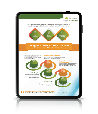 Sales Acceleration Tools as viewed on a tablet