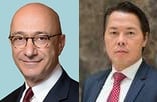 Headshots of Tom Fadoul, Jr. and Michael Lin side-by-side