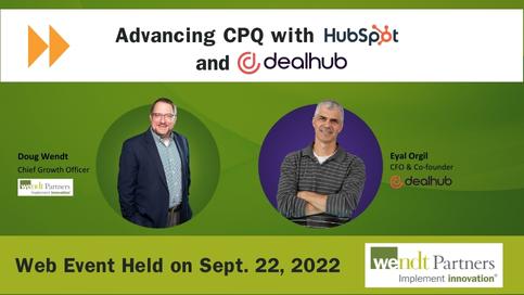 Advancing CPQ with HubSpot and DealHub event