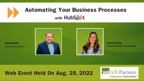 Automating your business processes with HubSpot event